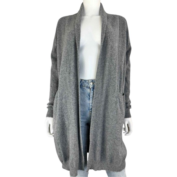 Vince Sweaters - Vince. Gray 100% Cashmere Cardigan Size S